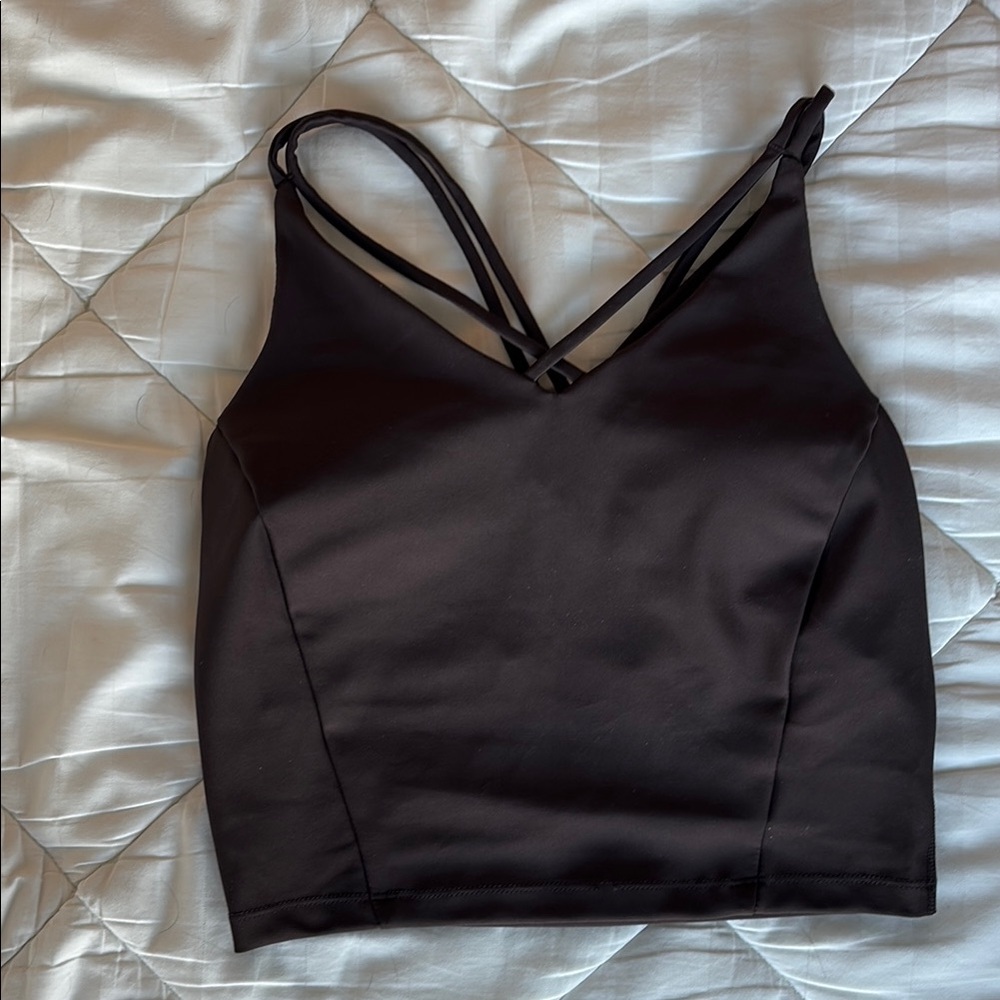 Chocolate Brown Workout Top